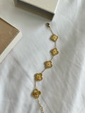 Golden Clover Bracelet