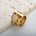 Roman Radiance Gold Ring