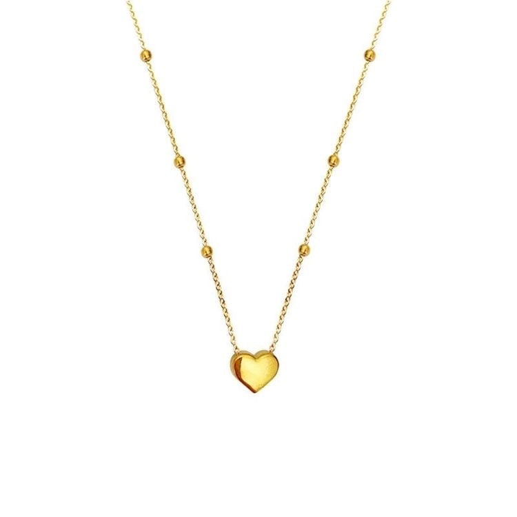 Elegant Heart Pendant Necklace – SMN Jewellers