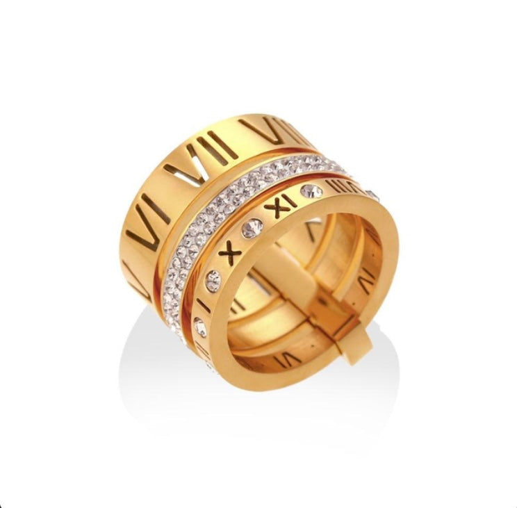 Roman Radiance Gold Ring